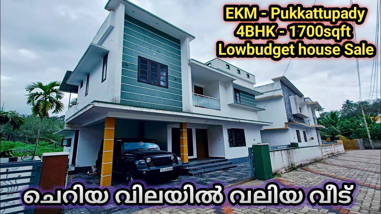 Ernakulam - Pukkattupady Lowbudget Big House Urgent Sale / 1700sqft, 4 BEDROOM New independent Villa