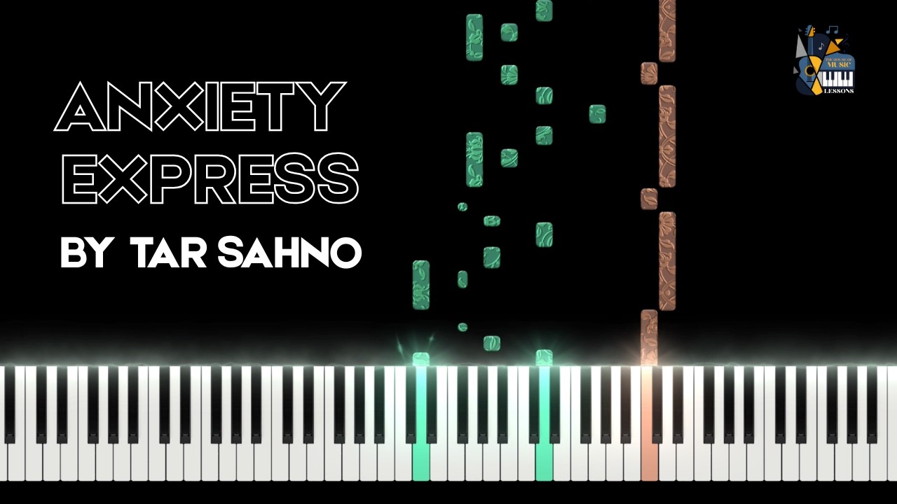 Anxiety Express - Tar Sahno // Synthesia Piano Tutorial