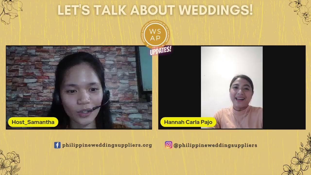 Let's Talk About Weddings in CDO With Ms. Hannah Carla Pajo