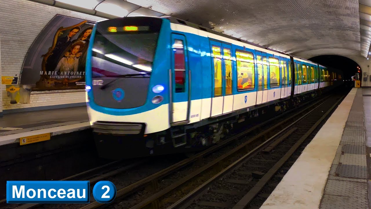 Monceau | Line 2 : Paris m&eacute;tro ( RATP MF01 )