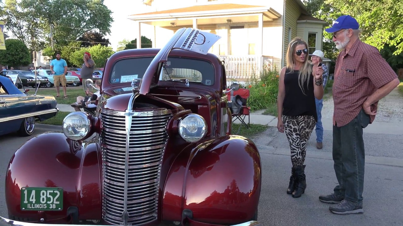 1938 Chevy Business Coupe - WITH REMMOTE CONTROL SUSPENSIONTinley Car Show (4K)