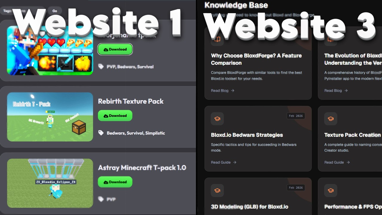 Heres 3 more of the BEST WEBSITES for bloxd.io!