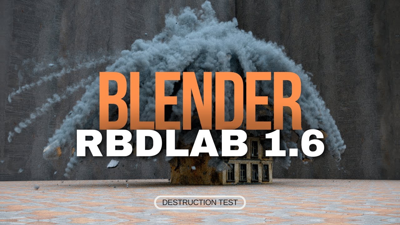 Cinematic Building Collapse in Blender 4.3 | Stunning 3D Simulation