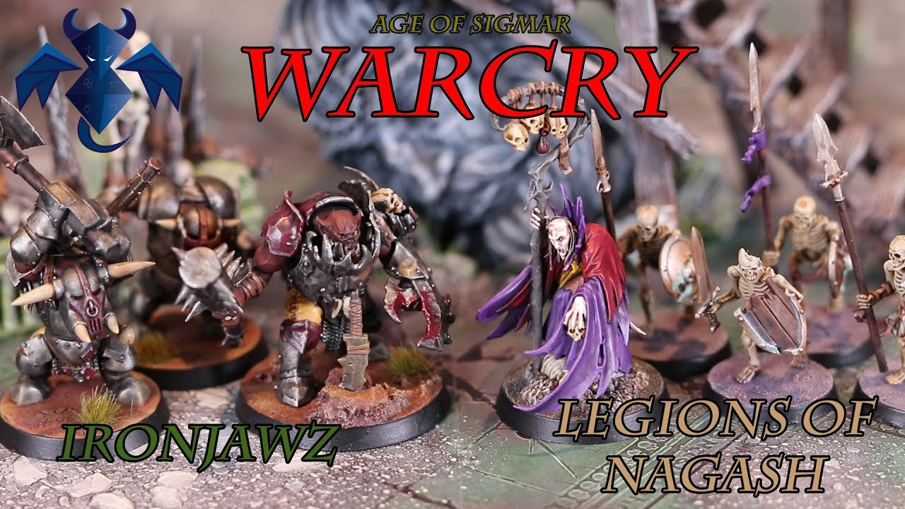Age of Sigmar: Warcry- Ironjawz vs. Legions of Nagash