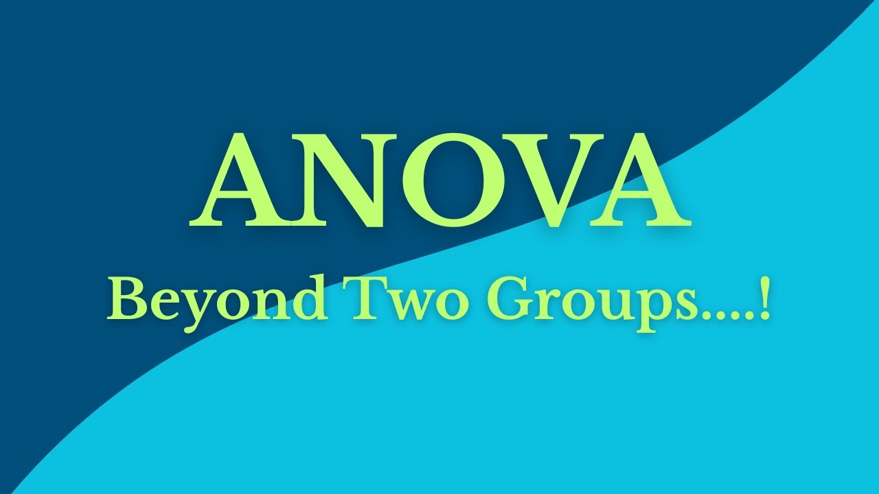 ANOVA Explained Simply | Intuition Behind ANOVA & F-Statistic #StatisticsExplained#DataScienceBasics