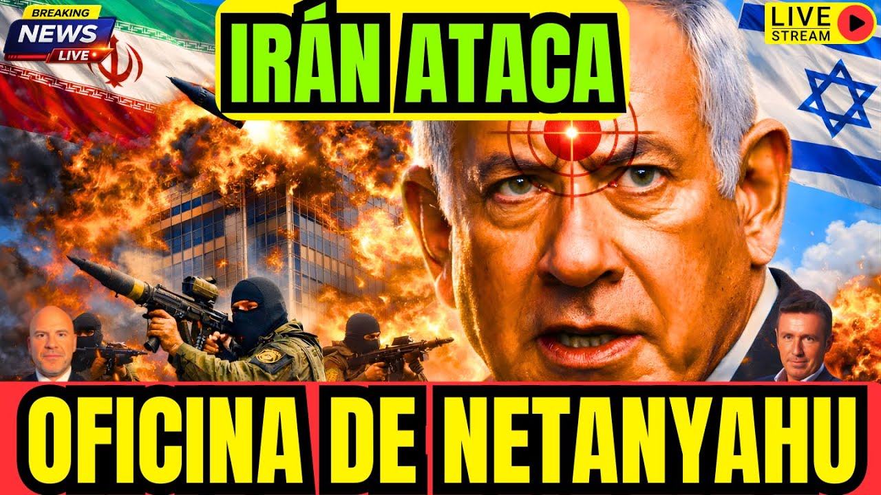 DIRECTO. ÚLTIMA HORA.IRÁN ATACA OFICINA DE NETANYAHU. F15 DERRIBADO.REFINERIA ATACADA.ISRAEL TRUMP