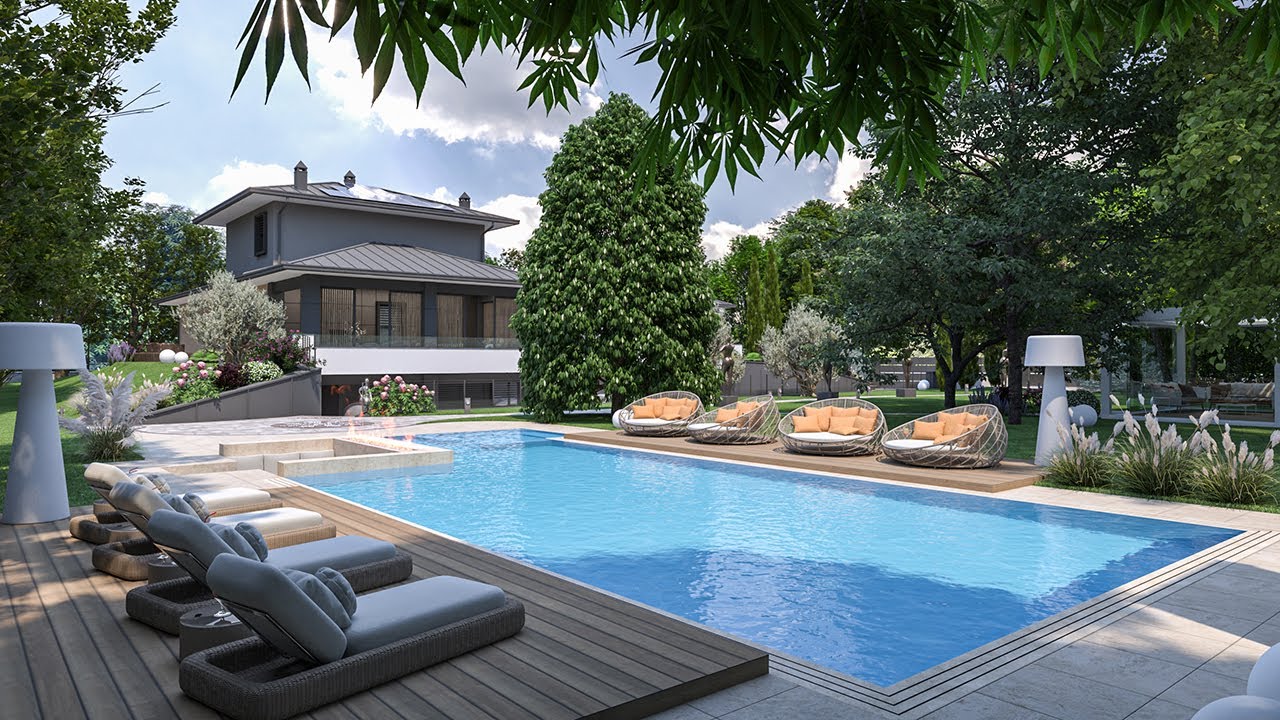 Luxury Suburban Villa | 3D ANIMATION