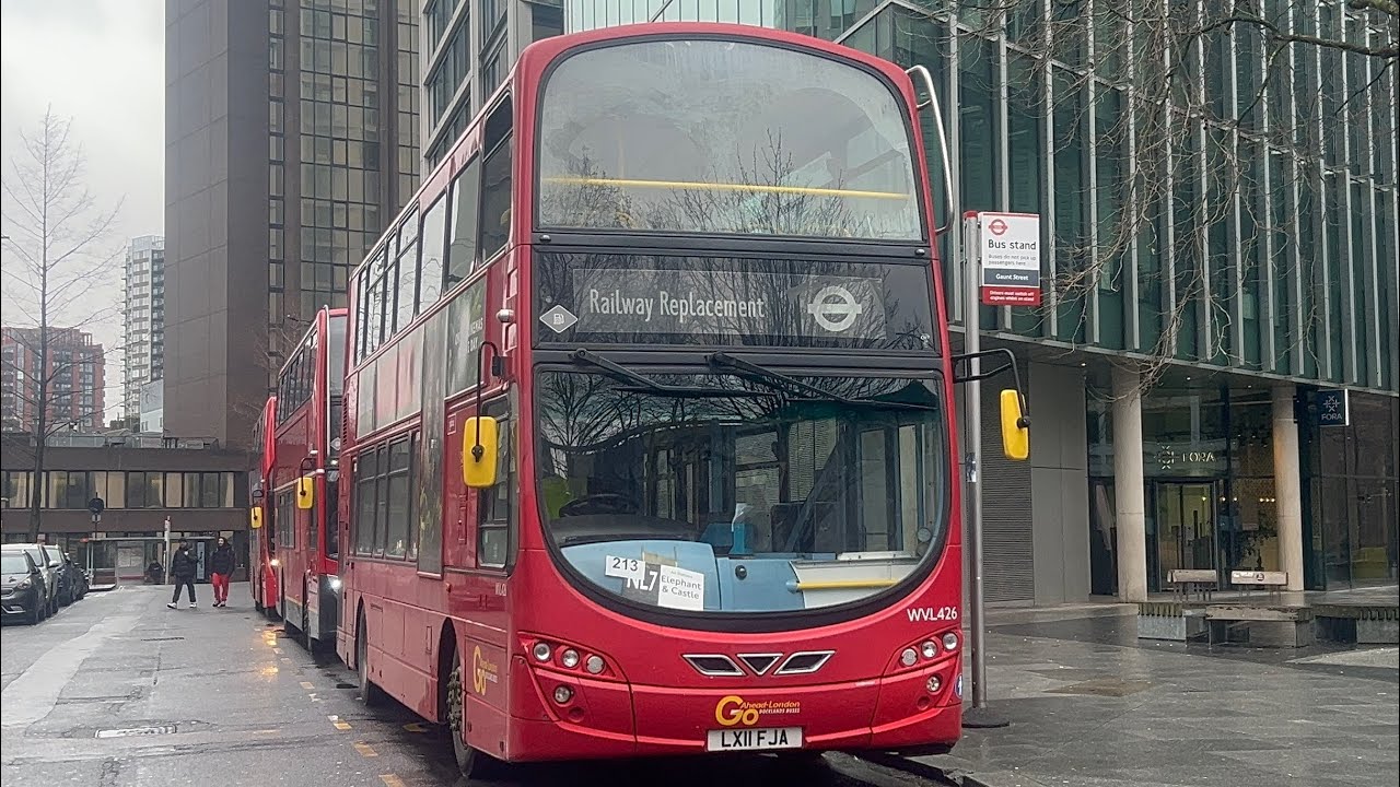 2/3 | Go-Ahead London Northern Line Rail Replacement Service Route NL-7 | Gemini 2 WVL426 (LX11FJA)