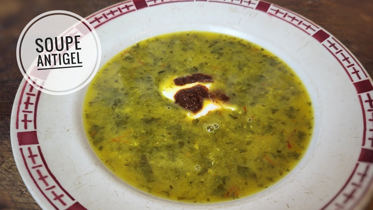 SOUPE ANTİGEL À L'AİL ET À LA HARİSSA