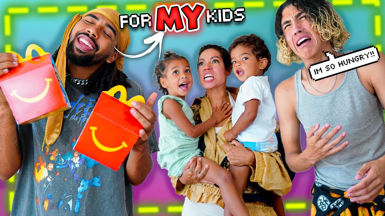 I BRING HOME MCDONALD'S FOR MY KIDS.. *NOT* MY STEP SON !! (PRANK)