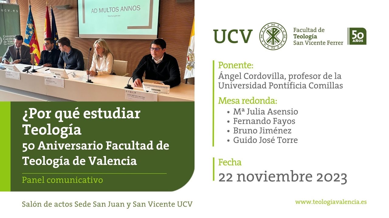 Panel comunicativo "¿Por qué estudiar Teología"