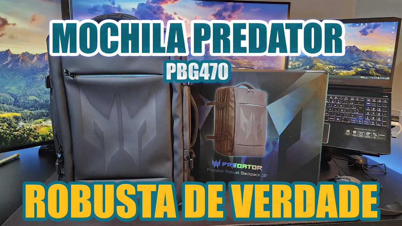 Acer Predator PBG-470 – A Mochila Gamer Que Aguenta TUDO! (Unboxing + Teste Real)