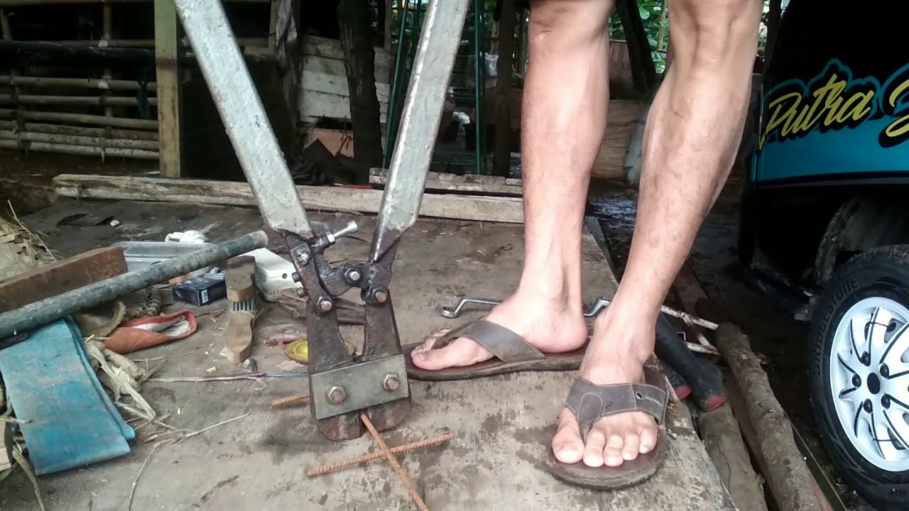 gunting besi dari bahan bekas