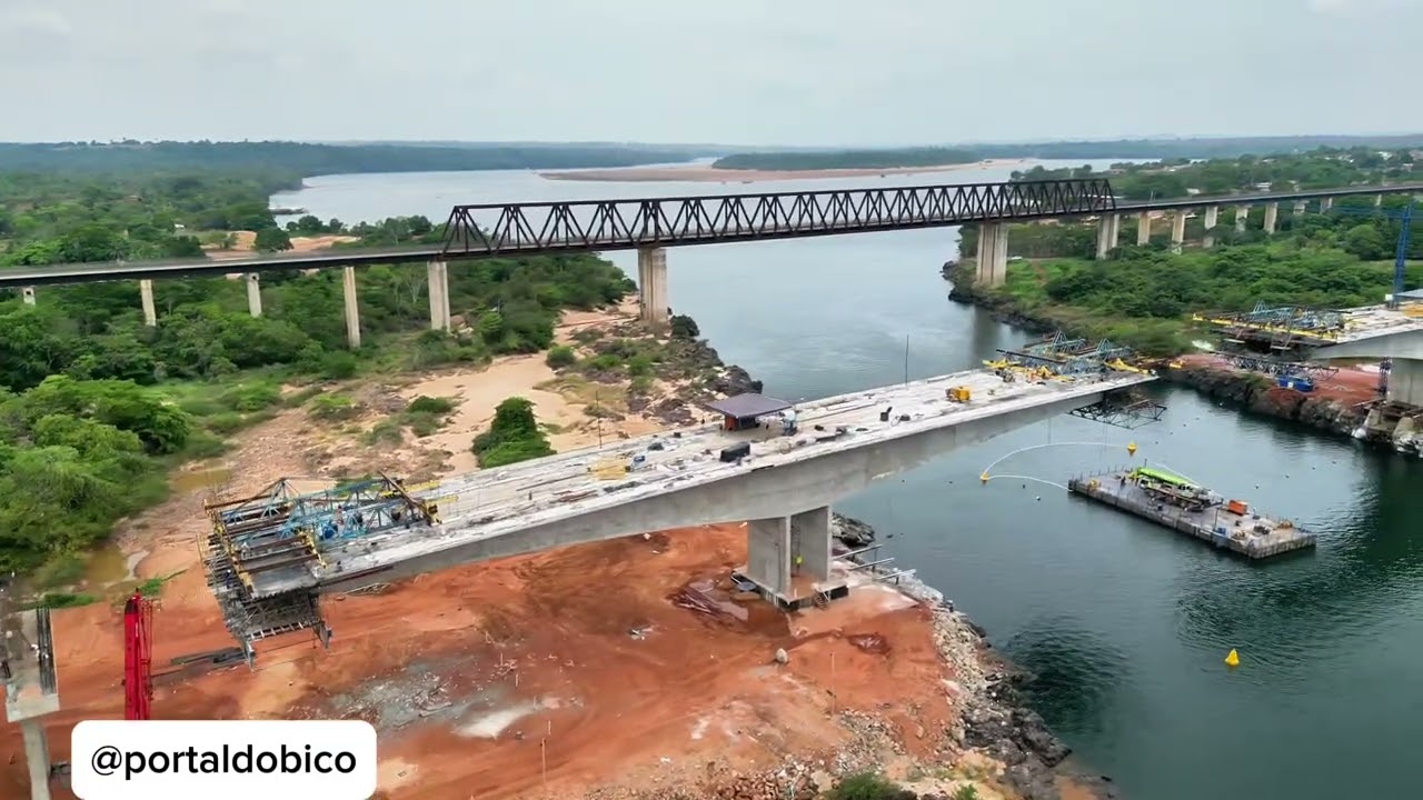 PONTE JUSCELINO KUBITSCHEK VEJA COMO ESTÁ A OBRA EM NOVEMBRO DE 2025