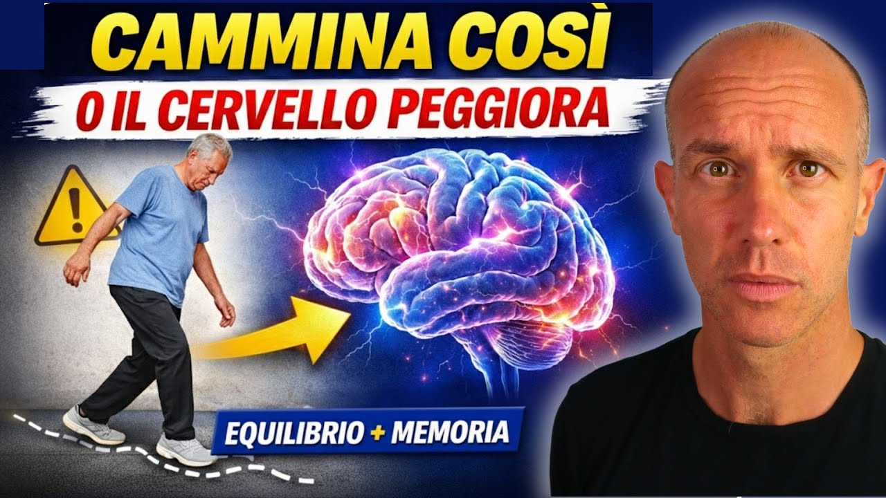 🧠 2 Esercizi FACILI per SALVARE Memoria ed Equilibrio (Mentre Cammini!)