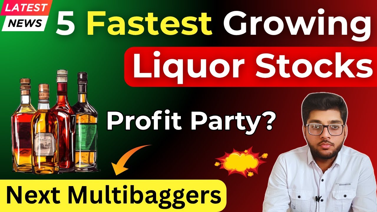 Best Liquor Stocks In India | 5 Fastest Growing Best Alcohol Stocks In 2026 🍾