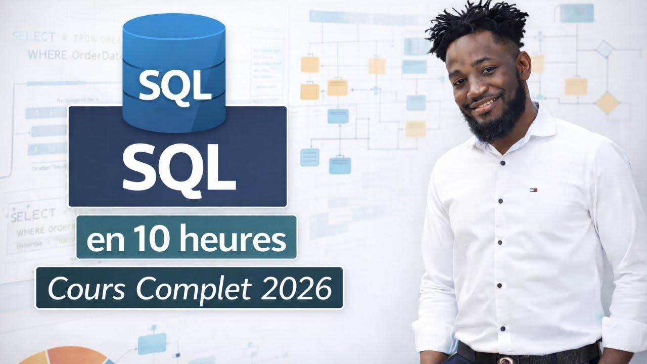 Maîtrise SQL en 10 Heures (Cours Complet 2026) – De Zéro à Pro