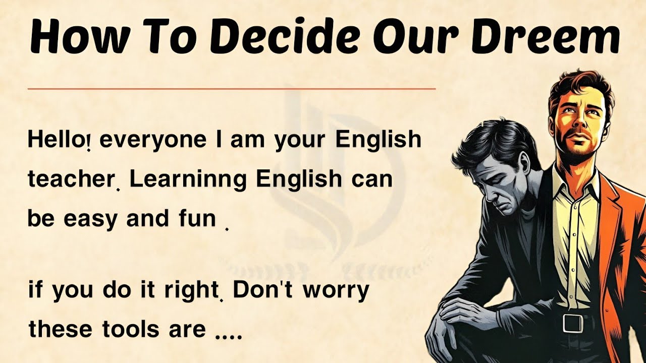 How to Decide Our Dream || Graded Reader Level 2 🔥 || Improve Your English Fluency ✅️