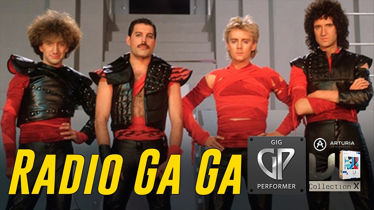 Queen - Radio Ga Ga  80s Synth Cover Sounds for Live Bands  | Gig Performer Arturia V-Collection X