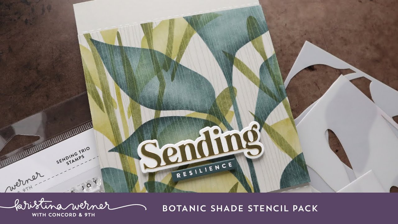Botanic Shade Stencil Pack by Kristina Werner