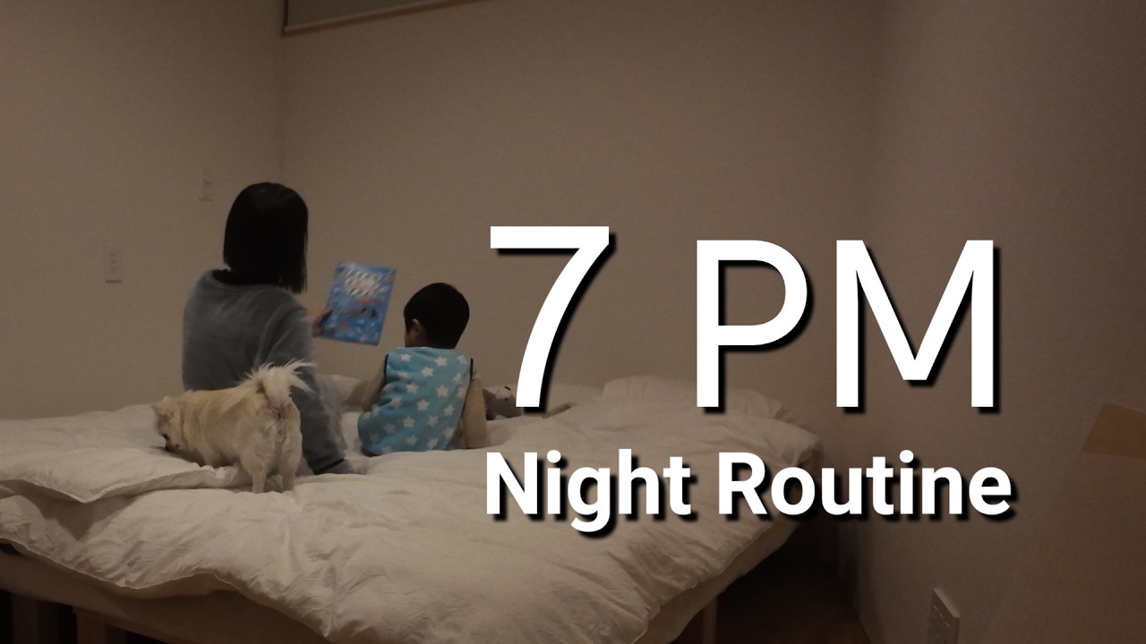 7PM Night Routine | Working Mom in Japan 🇯🇵 Real Life with a 3-Year-Old