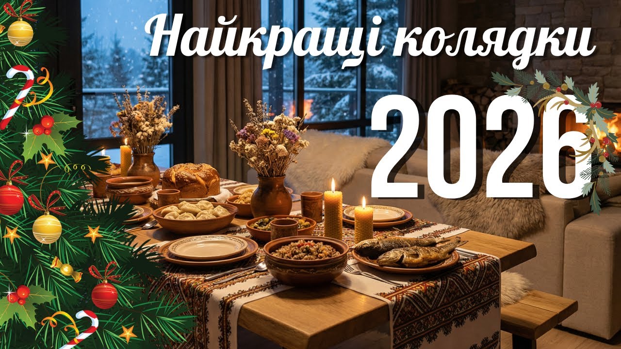 Найкращі українські новорічні колядки | Різдвяні колядки 2026