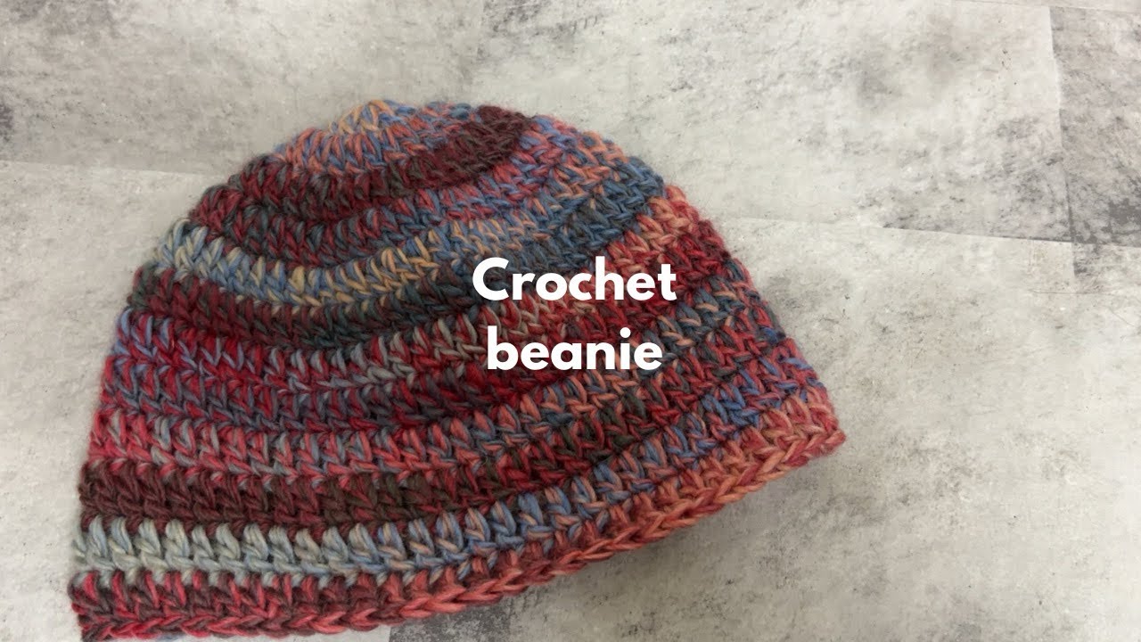 編み物 かぎ針編み ビーニー ニット帽 ハンドメイド crochet
