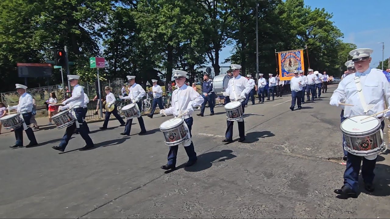 Pride of the Bann flute band @ Glasgow Shettleston Guiding Star of Freedom L.O.L.180 10thJune 2023