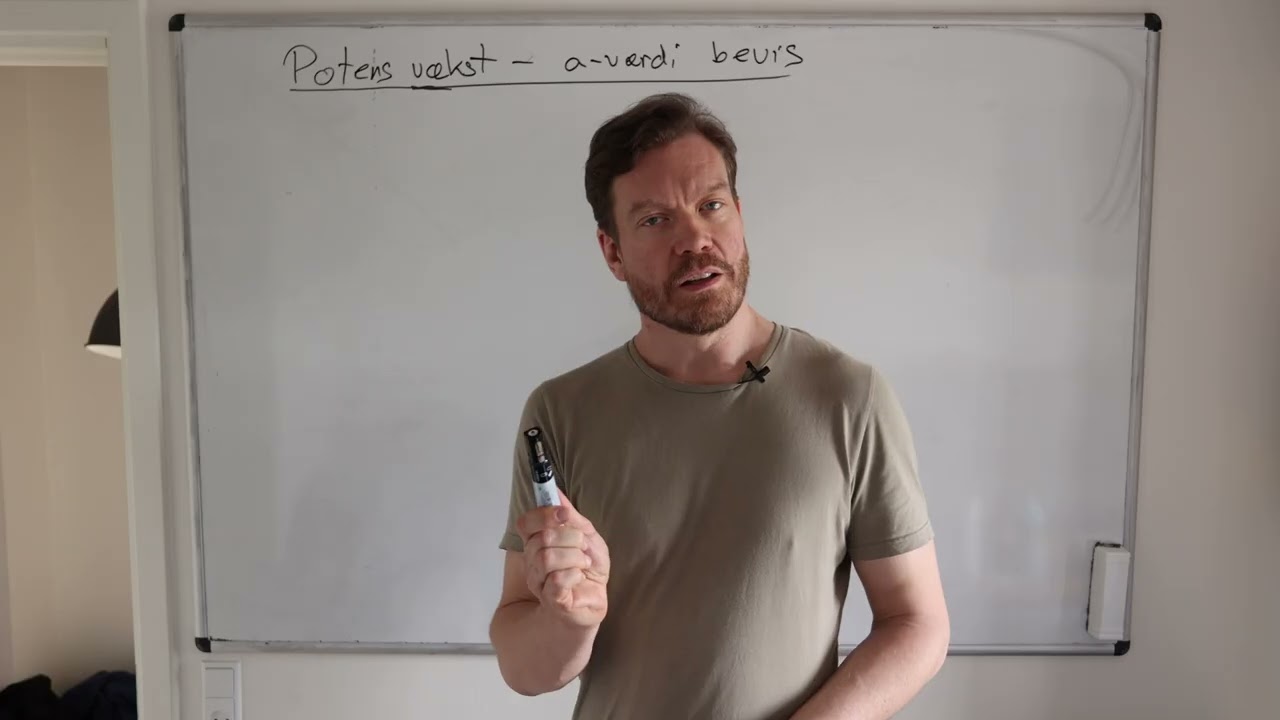 Beviser for a-værdien for lineær, eksponentiel og potensvækst
