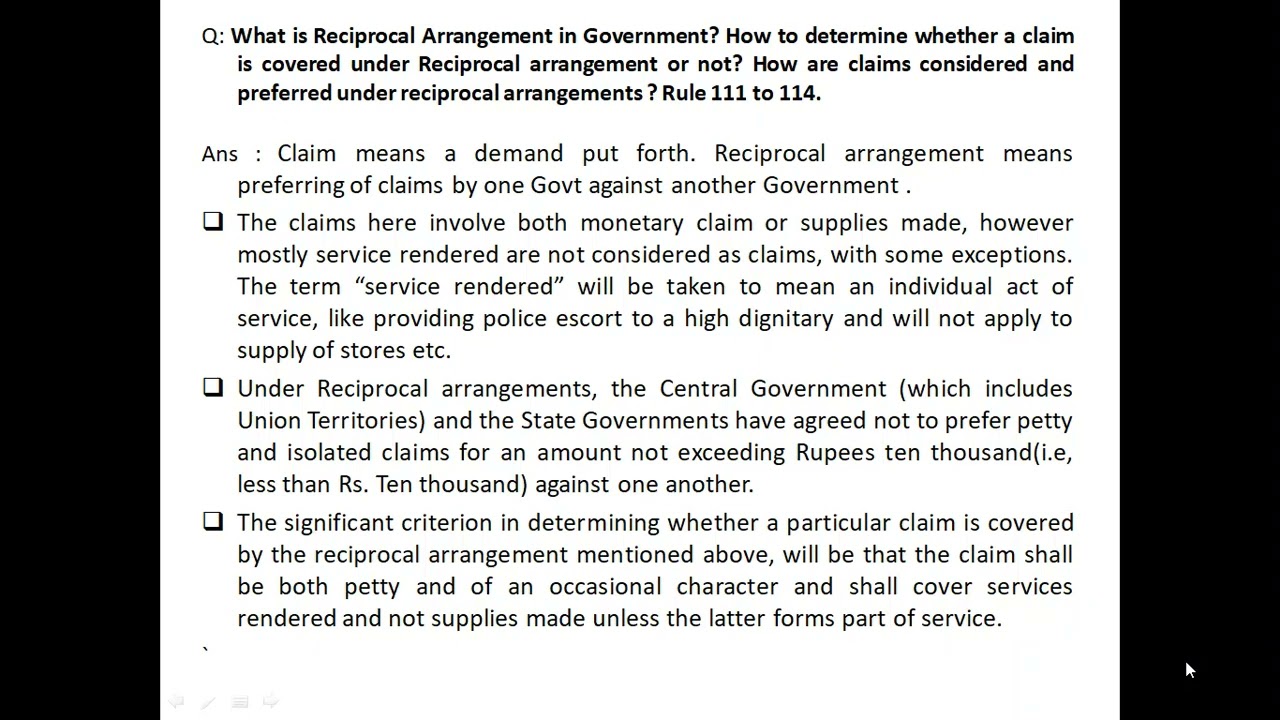 General Financial Rules 2017 ( Lect 14) -- Chapter 4 Government Accounts part-vi