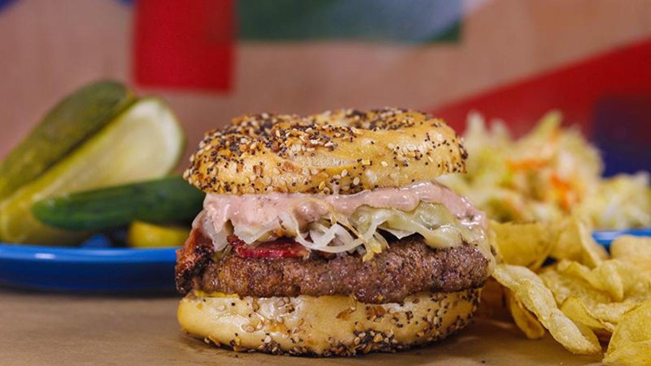 New York Bagel Burger