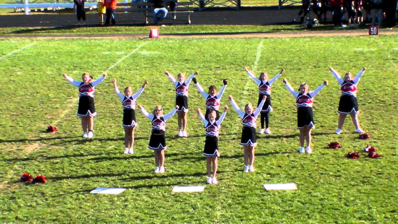 EC Astro Peewee Cheerleaders Halftime Show 11-6-2011