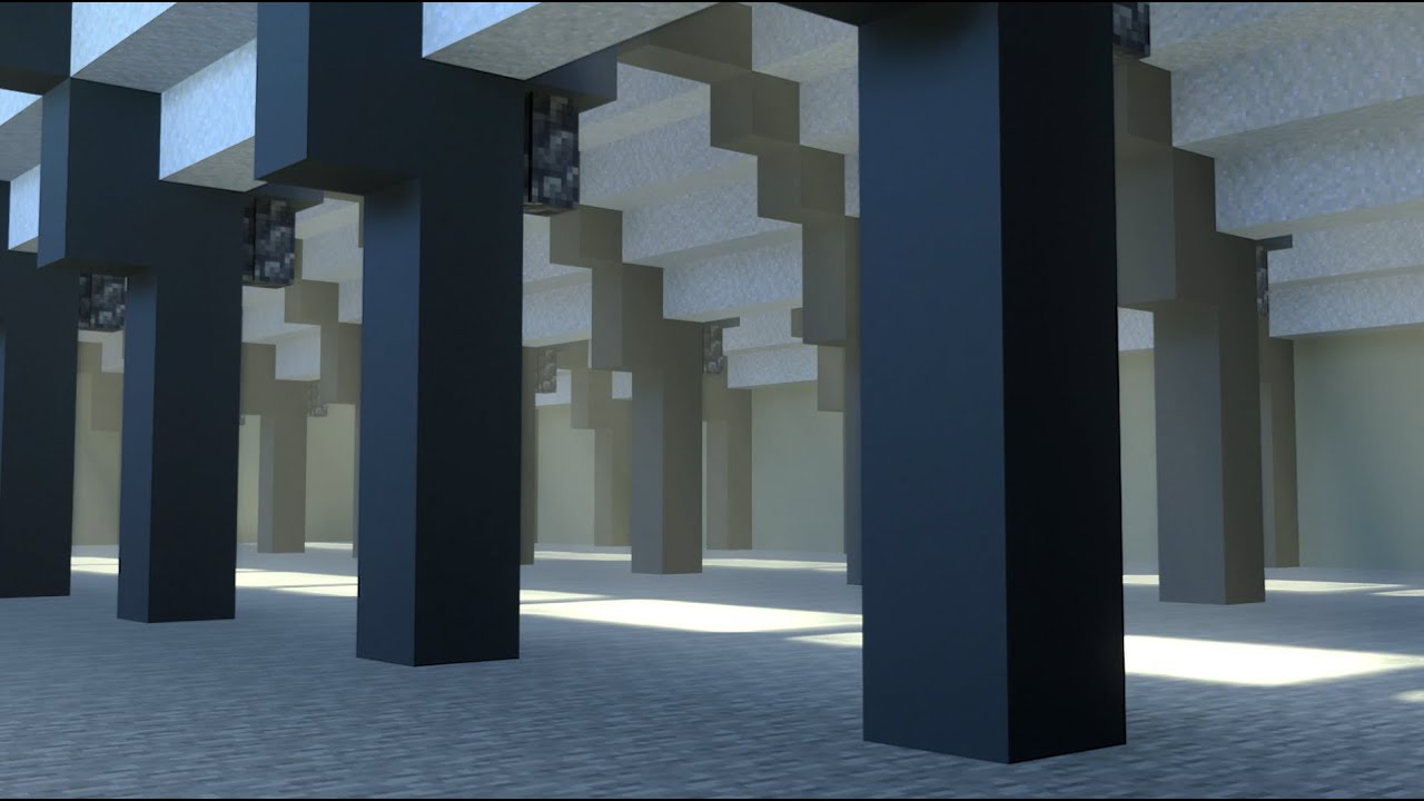 A LARGE EXPO-SHAPED VENUE HALL THING