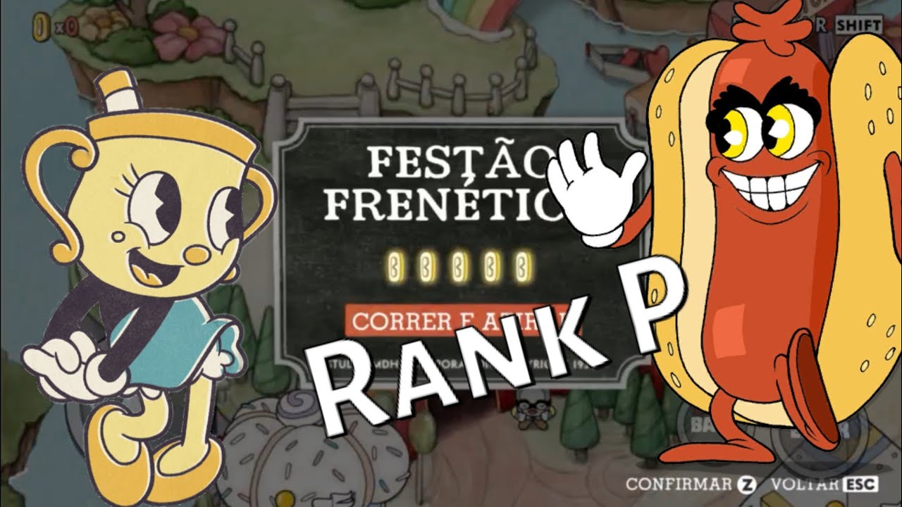 CUPHEAD - FEST&Atilde;O FREN&Eacute;TICO RANK P