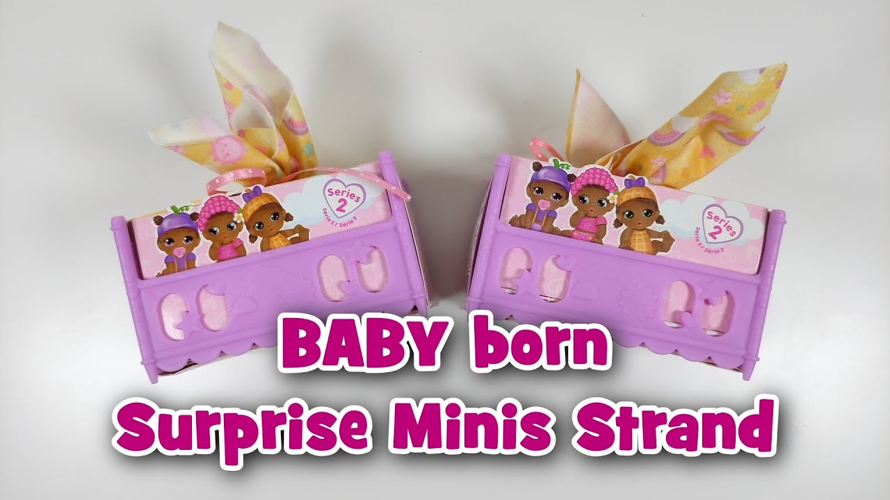 Tolle kleine Püppchen 😍 BABY born Surprise Minis Strand (904749) | UNBOXING