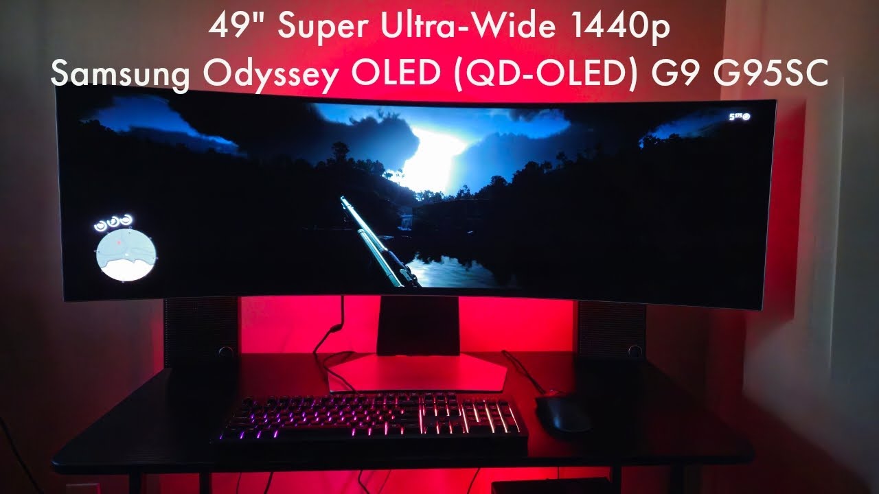 RDR2 32:9 Super Ultrwide Samsung Odyssey QD-OLED Smart Monitor Gameplay 49