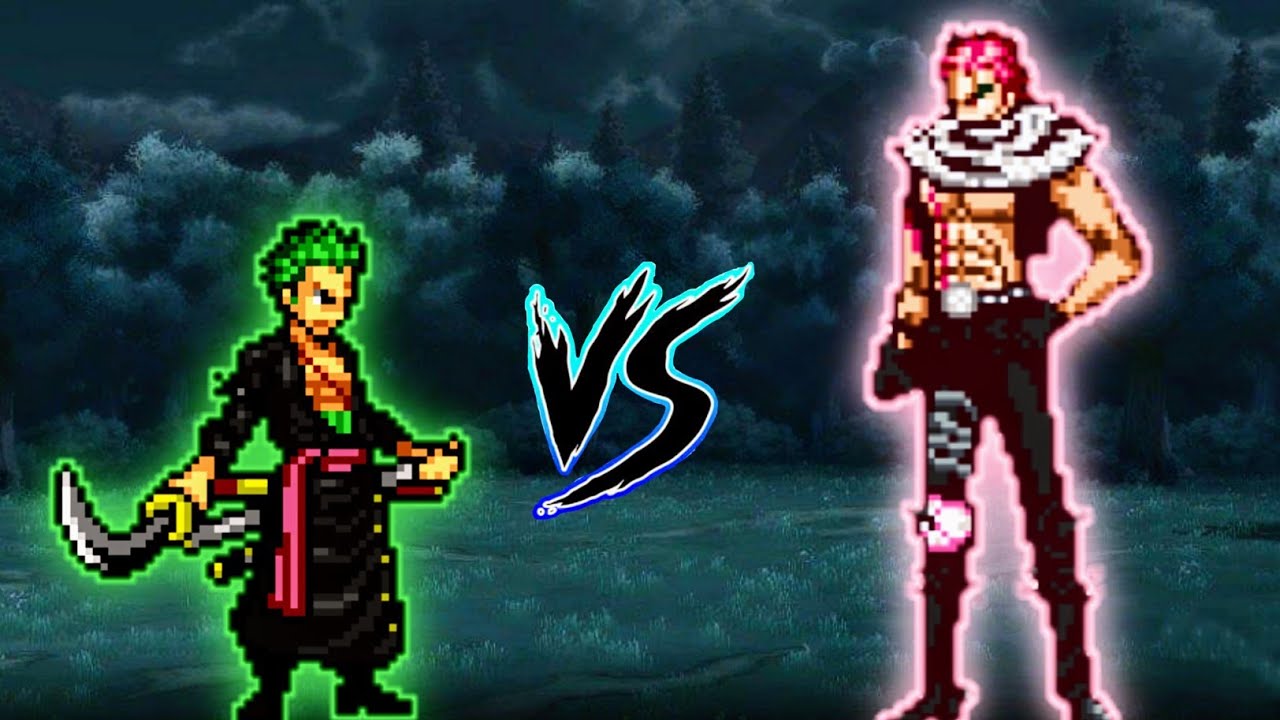 Zoro Onigashima VS Katakuri in Jump Force Mugen