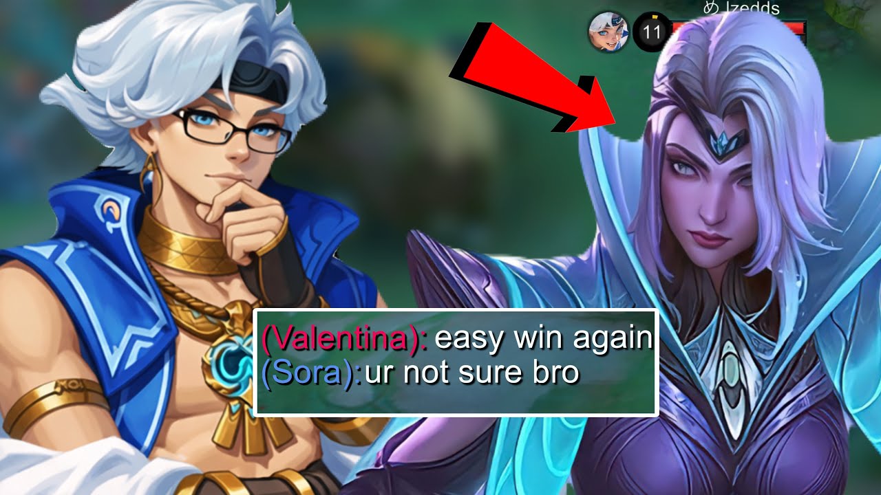 They Picked Valentina to Counter Me… BIG MISTAKE 😈 (Sora EXP Lane Domination)