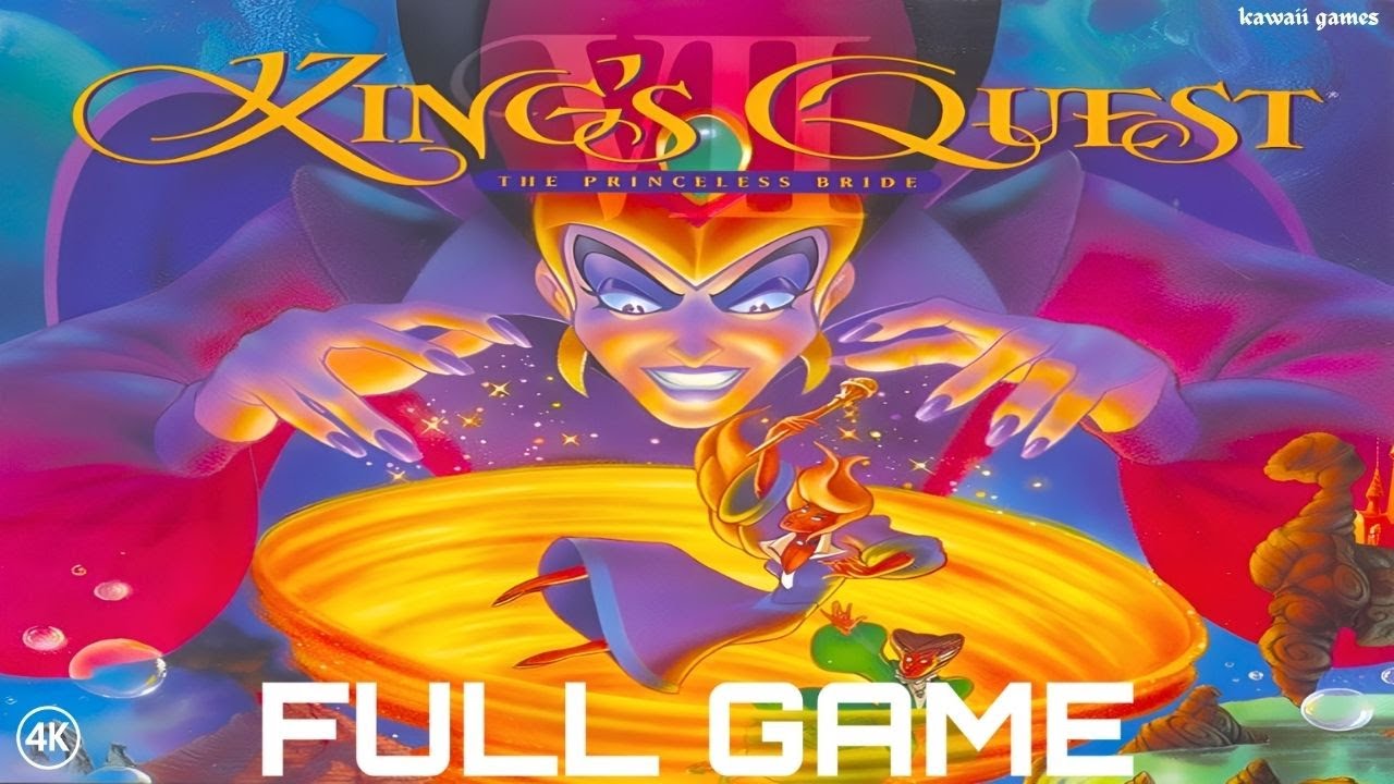 King’s Quest VII: The Princeless Bride | PC, DOS | Gameplay Walkthrough FULL [4K 60FPS🔴]