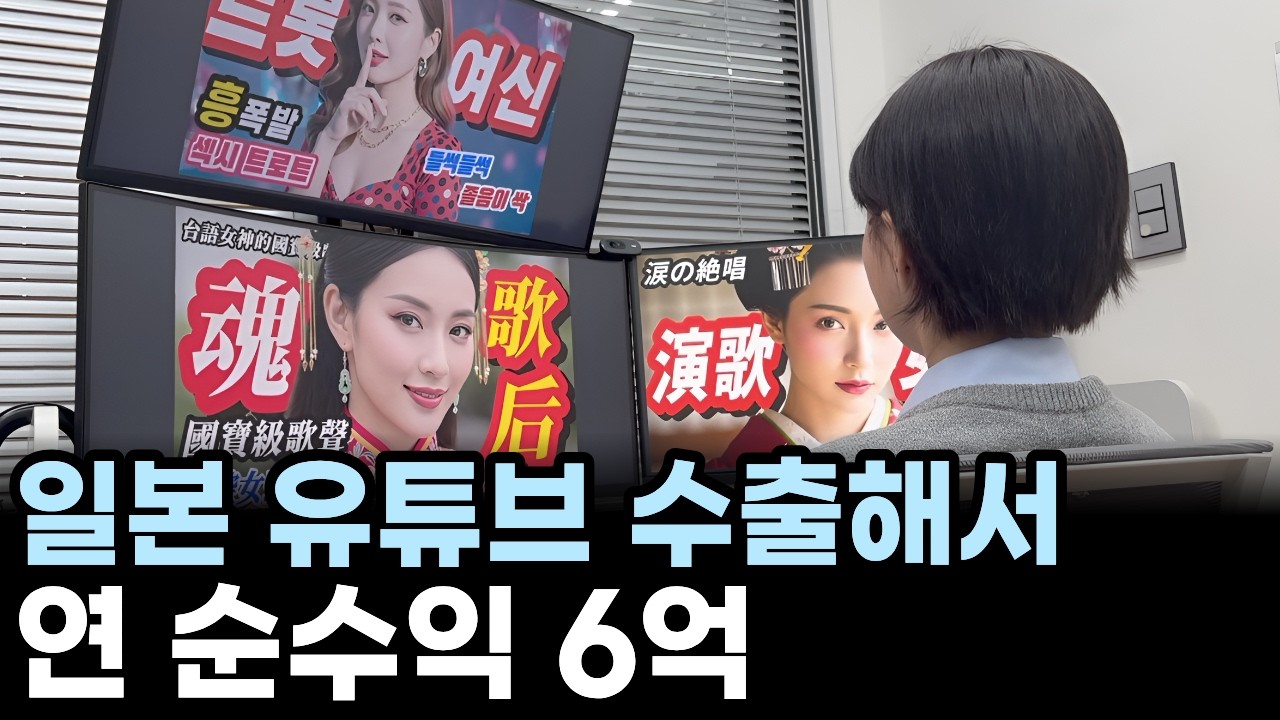 시니어 롱폼 영상 일본 시니어들한테 팔아서 용돈받는 40대
