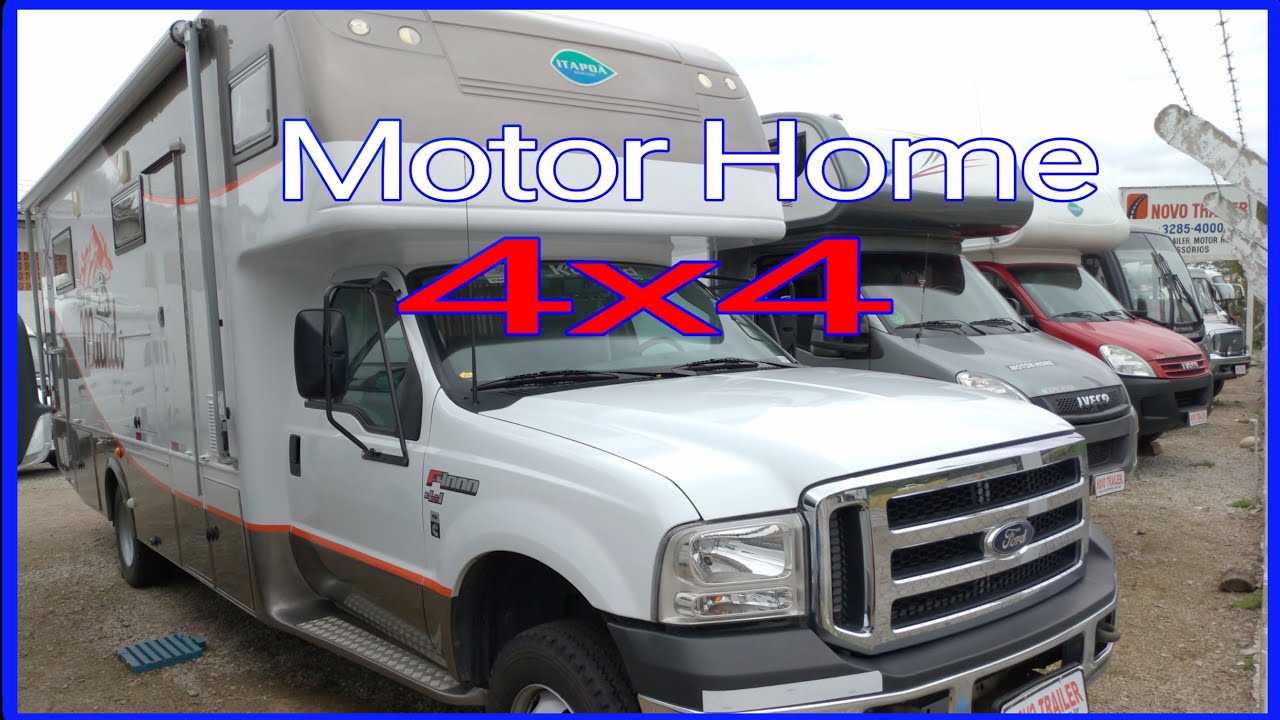 CONHECENDO UM MOTOR HOME  F4000 4x4  ITAPOÃ em Florianópolis - SC | ブラジルのキャンピングカーを見る。 (VENDIDO)