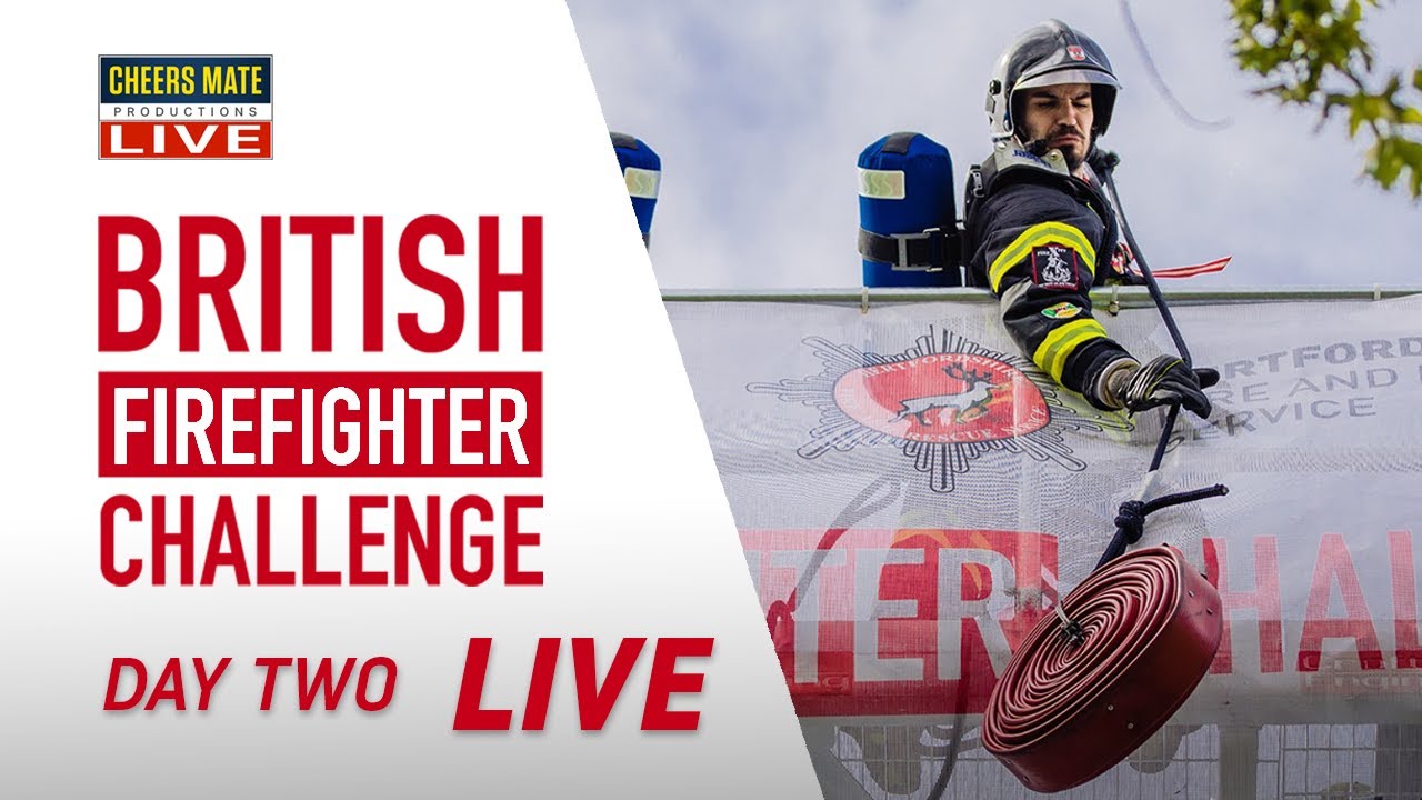 LIVE: BRITISH FIREFIGHTER CHALLENGE WATFORD, LONDON 2025 | DAY TWO LIVE