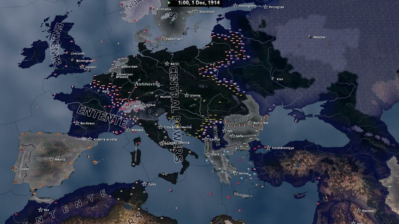 What if the Ottoman Empire joined the Entente in WW1 | HOI4 Mega Timelapse | 1914 - 1942