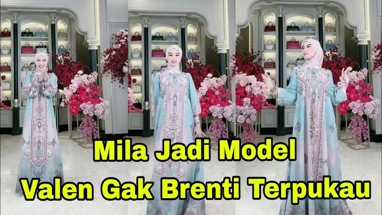 MILA JADI MODEL VALEN SAMPAI TERPUKAU