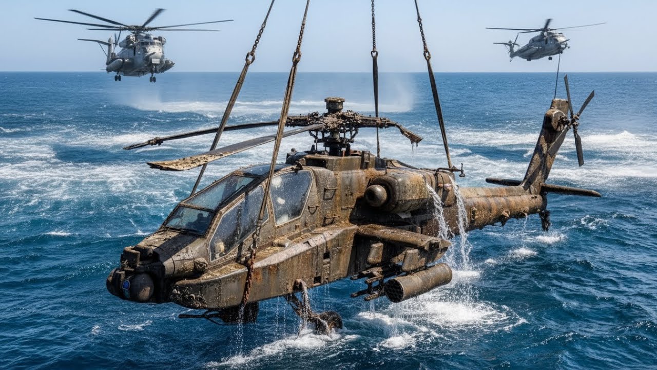 Salvaging and Repairing the “HELLFIRE” AH-64 Apache – A Lost War Helicopter Resurrected