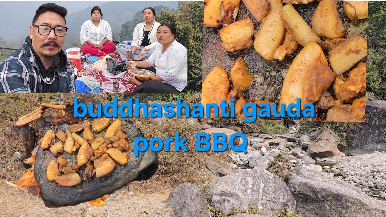 PORK BBQ  location nepal jhapa buddhashanti gauda 