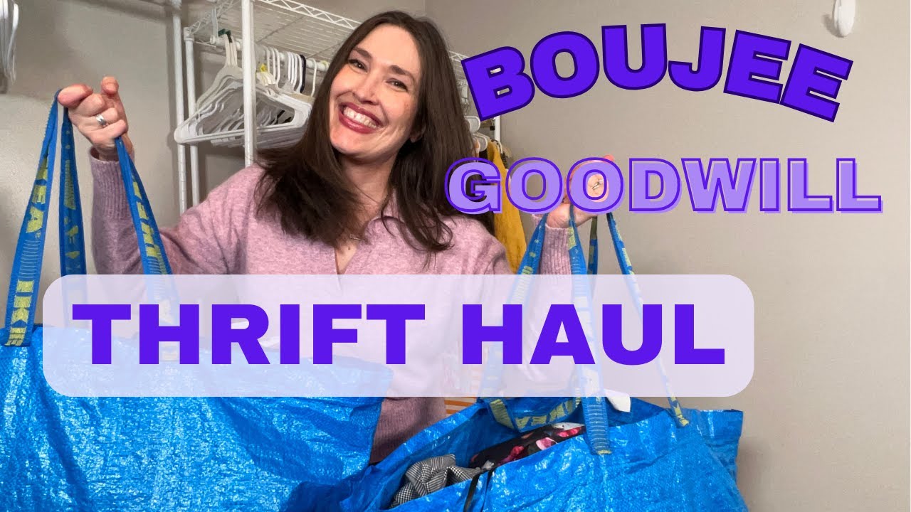 Boujee Goodwill Thrift Haul! Thrifting in the RICH neighborhoods of Cincinnati! Goodwill Boutique