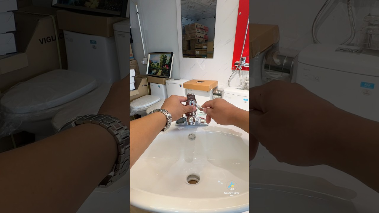 QUICK FIX! How to Repair a Leaky Bathroom Faucet (Fast Mixer Tap Repair Guide)