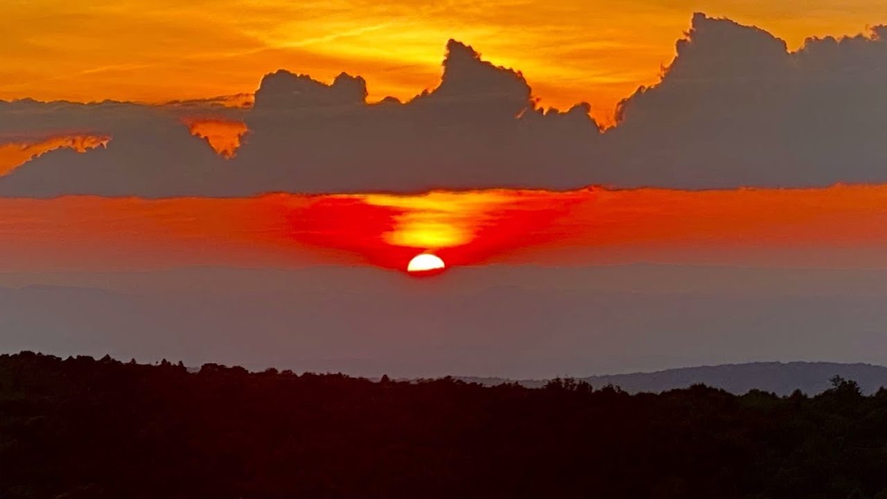 Summer Sunset from Lookoff Rock ~ Giles County, Virginia