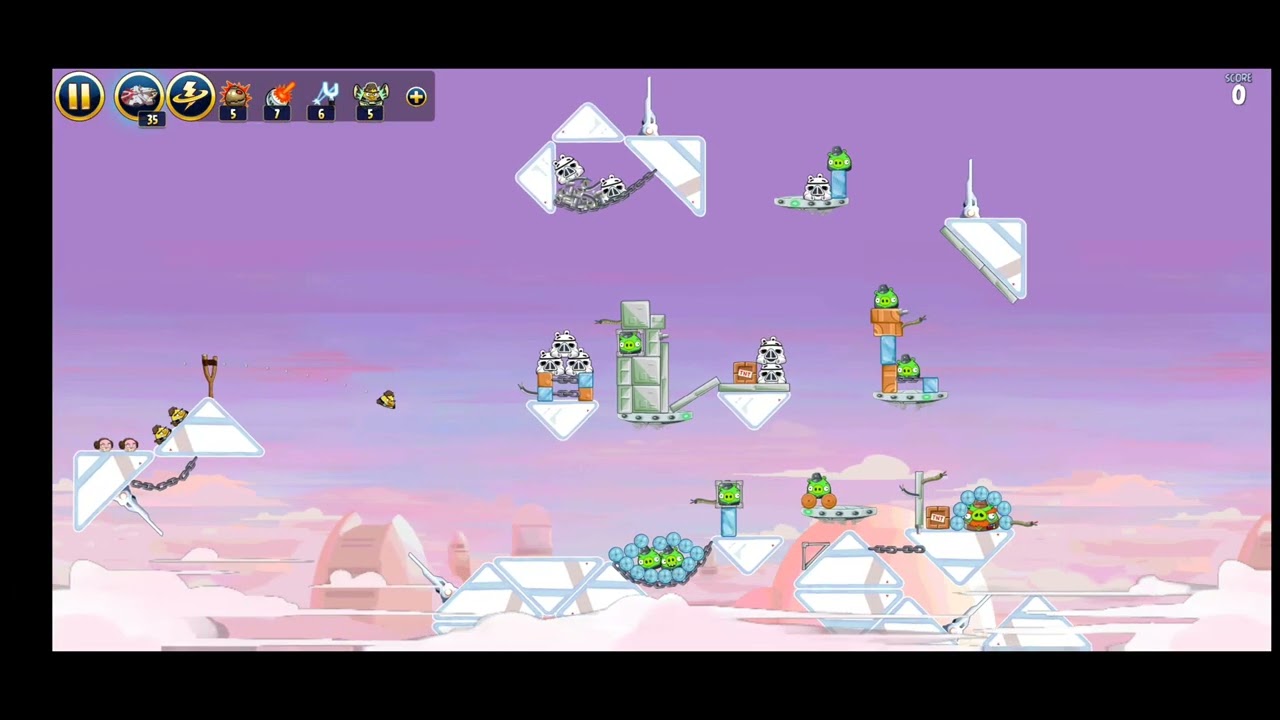 Angry Birds Star Wars | Cloud City - All Levels